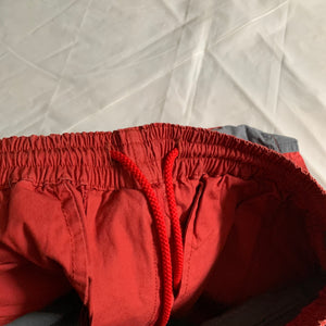 2010s Cav Empt Red Paneled Technical Shorts - Size L