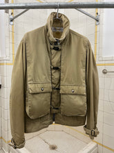 Load image into Gallery viewer, 1980s Marithe Francois Girbaud x Complements Washed Khaki Cargo Jacket with Front Buckle Closures - Size M