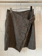 Load image into Gallery viewer, 1998 General Research x Harris Tweed Parasite Wrap Skirt - Size OS