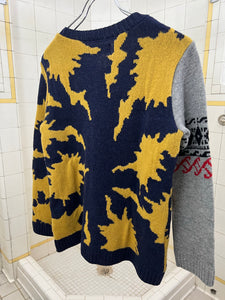 2010s Yohji Yamamoto x Cyborg 009 Intarsia Sweater - Size S