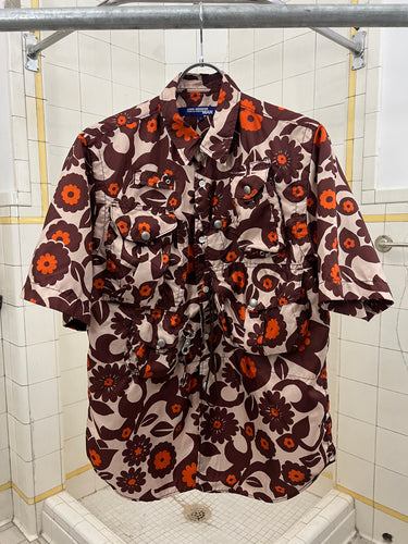 ss2005 Junya Watanabe Floral Print Cargo S/S Button Up - Size M