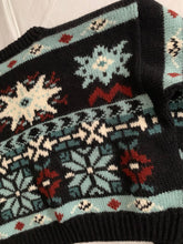 Load image into Gallery viewer, 1990s Katharine Hamnett Cropped Nordic Intarsia Sweater - Size M