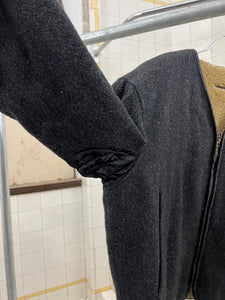 1990s Armani Fleece-Lined Wool Jacket Liner - Size M