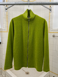 1990s Katharine Hamnett Grinch Zip Up Sweater- Size L