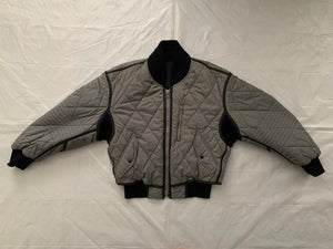 aw1993 Issey Miyake Articulated Paneled Cropped Nylon Bomber - Size L
