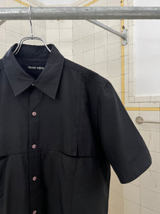 1990s Dexter Wong Oversized Workshirt with Cross Slit Chest Pocket Detail - Size XL