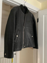 Load image into Gallery viewer, 1990 CDGH Cropped Black Leather Bomber Jacket - Size OS