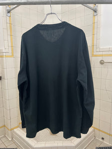1980s Marithe Francois Girbaud Oversized Mandarin Collar Shirt - Size L