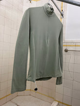 Load image into Gallery viewer, 2000s Mandarina Duck Soft Mint 1/4 Zip Pullover with Bungee Pull Cord Hem - Size S