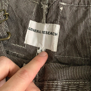 1998 General Research Parasite Multi Pocket Corduroy Overalls - Size M