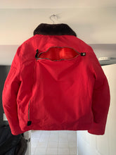 Load image into Gallery viewer, 2000s Vintage Jipijapa Red Nylon Backzip Jacket with Removable Fur Collar - Size M
