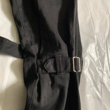 Load image into Gallery viewer, ss2002 General Research Cotton Satin Bondage Pants with Zippers - Size S