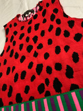 Load image into Gallery viewer, ss2018 CDGH+ Red Leopard Print Knitted Vest - Size M