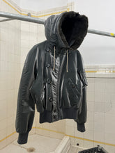 Load image into Gallery viewer, 1990s Armani Metallic N2B Flight Jacket - Size S