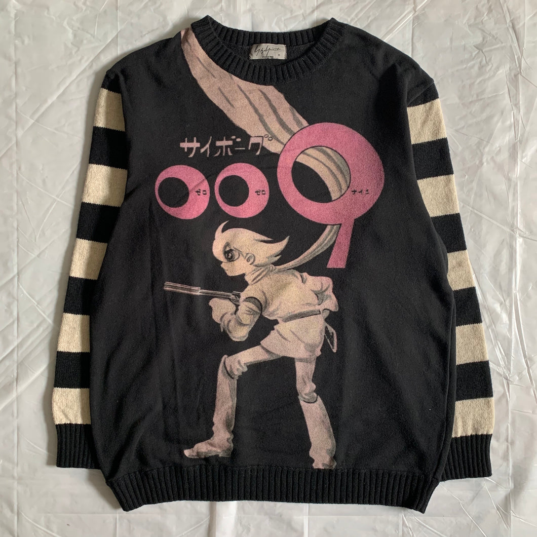 2010s Yohji Yamamoto Cybor 009 Intarsia Sweater - Size L