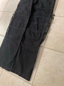 2000s Griffin Military Moto Pants with Side Knee Zippers - Size S