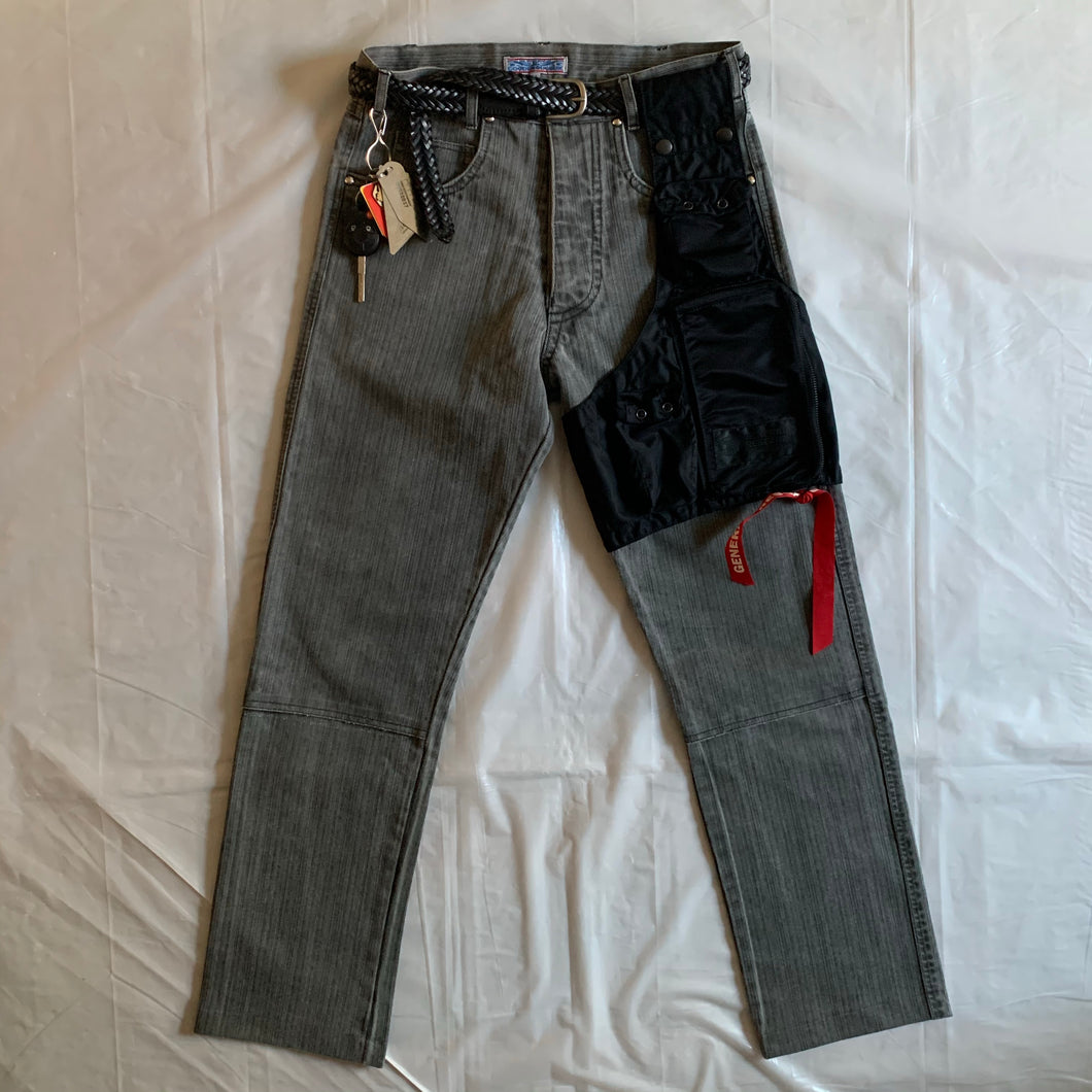 1990s Goodenough Faded Knee Slit Worker Pants - Size S