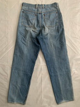 Load image into Gallery viewer, 1990s CDGH Faded Vintage White Label Denim with Knee Blowout - Size S