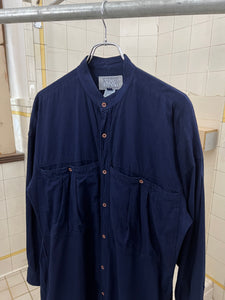 1980s Marithe Francois Girbaud Cargo Pocket Long Shirt - Size M