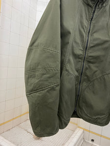 2000s Griffin Green Combat Jacket with Back Pouch Pocket - Size M