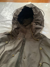 Load image into Gallery viewer, ss2004 Issey Miyake Military Khaki Bungee Cord Long Raincoat - Size M