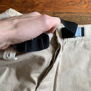 1996 General Research Beige Bondage Strap Pants - Size M