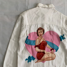 Load image into Gallery viewer, aw1991 Yohji Yamamoto 6.1 The Men Go Yohji Go Pinup Shirt - Size M
