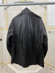 1990s Vexed Generation Leather Ninja Neck Jacket - Size XL