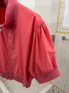 1980s Marithe Francois Girbaud Cropped Pink Bolero - Size XS