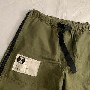 1990s Final Home Military Green Survival Zipper Pants - Size M
