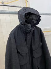 Load image into Gallery viewer, Late 1990s Mandarina Duck Thick Wool M65 Jacket with Black Nylon Hood - Size L