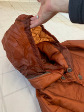Load image into Gallery viewer, aw1994 Issey Miyake Translucent Burnt Orange Oversize Long Coat with Packable Hood - Size L