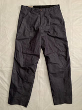 Load image into Gallery viewer, 1990s Armani Indigo Cotton Poly Blend Flare Trousers - Size M