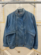 Load image into Gallery viewer, 1980s Marithe Francois Girbaud Light Wash Denim Double Closure Jacket - Size M