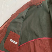 Load image into Gallery viewer, 1990s Armani Object Dyed Bordeaux Blouson with Pink Contrast Pipping - Size XL