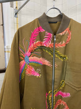 Load image into Gallery viewer, ss1996 Yohji Yamamoto Yuzen Dyed Phoenix Print Work Jacket - Size OS