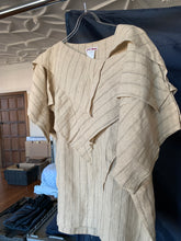 Load image into Gallery viewer, 1970s Issey Miyake Loose Slashed Linen Pullover Shirt - Size OS