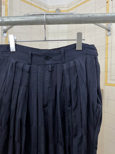 1980s Marithe Francois Girbaud x Super Casual Multi Pleated Culottes - Size S
