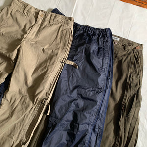 ss2004 Issey Miyake Dark Khaki Bondage Trousers - Size S