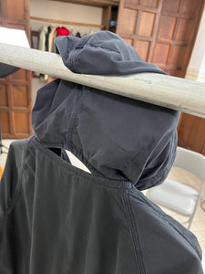 2000s Mandarina Duck Hooded Long Coat with Neck Cutout - Size M