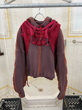 Load image into Gallery viewer, Seeing Red Marron Dyed Elephant Trunk Hoodie with Red Token Bag - Size OS