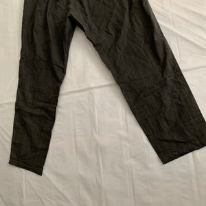 ss2000 Issey Miyake Washed Black Lounge Pants with Elastic Waistband - Size OS