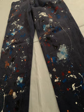 Load image into Gallery viewer, 2011 CDGH Navy Paint Splatter Pants - Size L