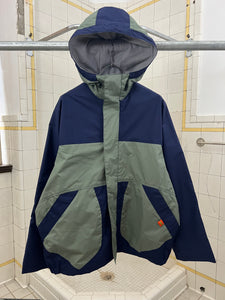 1990s Mickey Brazil Colorblock Rain Jacket - Size L