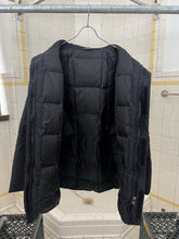 Load image into Gallery viewer, Late 1990s Mandarina Duck Black Hooded Down Parachute Parka - Size L