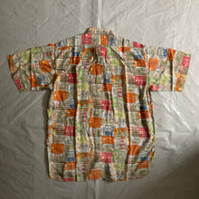 Load image into Gallery viewer, 1990s Armani Aloha Luggage Tag Rayon Shirt - Size M