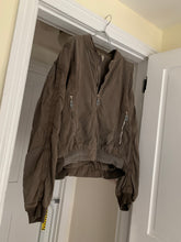 Load image into Gallery viewer, 1990s Armani Faded Brown Oversized Bomber Jacket with Contrast Detailing - Size XXL