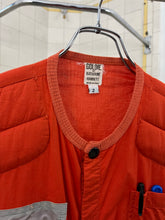 Load image into Gallery viewer, 1980s Katharine Hamnett x Goldie Orange Flight Vest - Size M