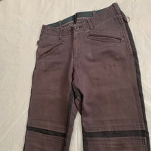 Load image into Gallery viewer, 2001 General Research Faded Plum Ribbed Paneled Bike Pants - Size L