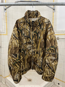 2000s Griffin Wetlands Camo Combat Jacket with Back Pouch Pocket - Size L